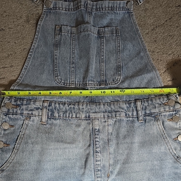 TNR Jeans Ripped and torn blue Denim Overalls, Size L, NWT - Picture 8 of 16